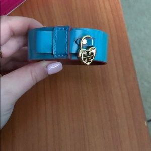 Tory Burch Alden Leather Cuff Bracelet